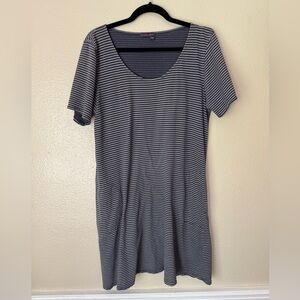 Fresh Produce Gray Striped Dress 2 for $22 ❇️